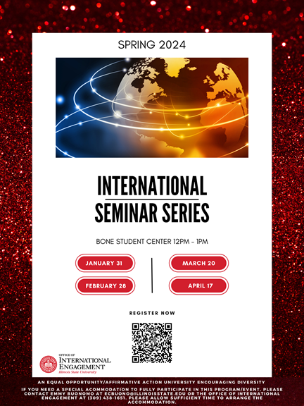 International seminar series flyer